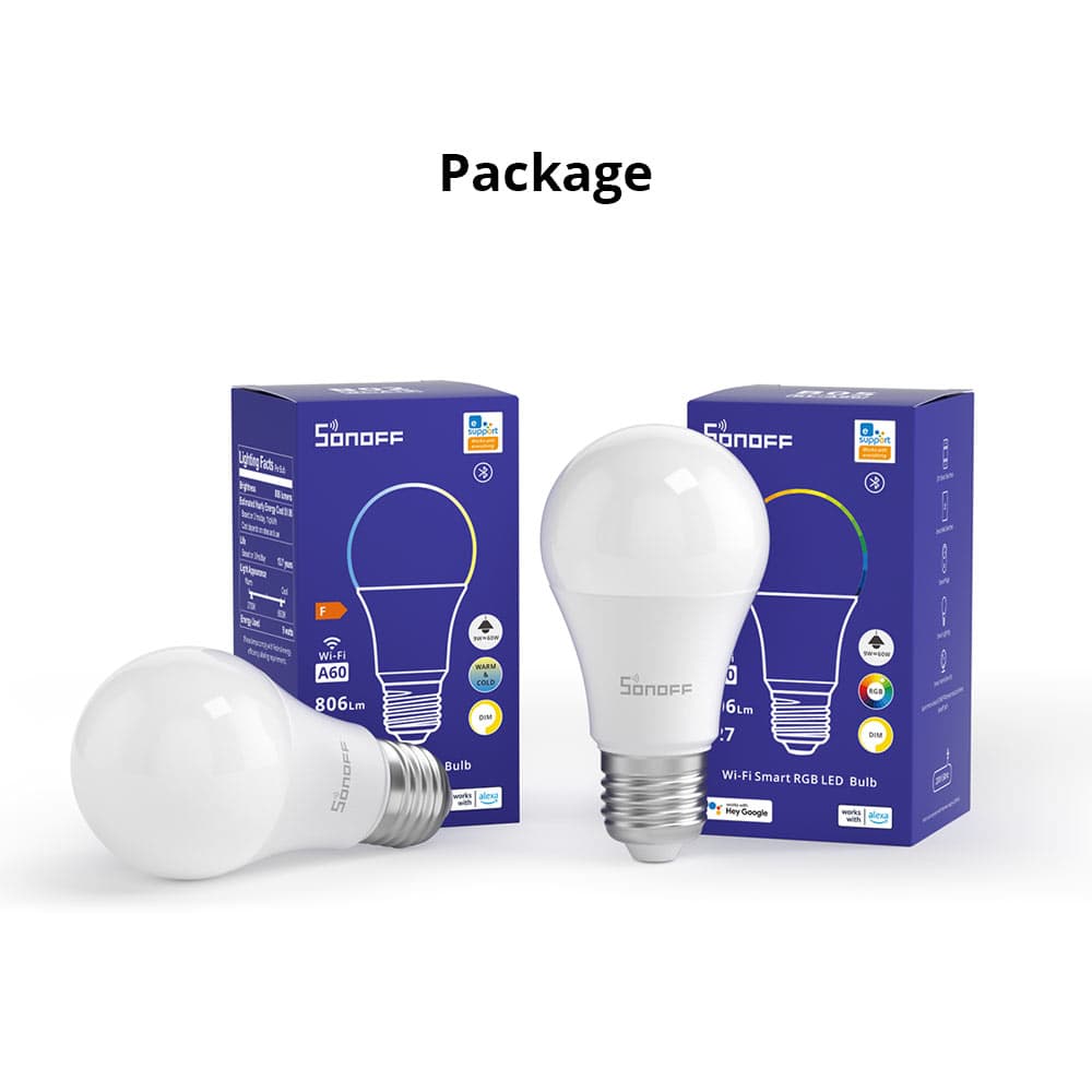 Sonoff B05-BL-A60 - Wi-Fi Smart RGB LED Bulb - 3