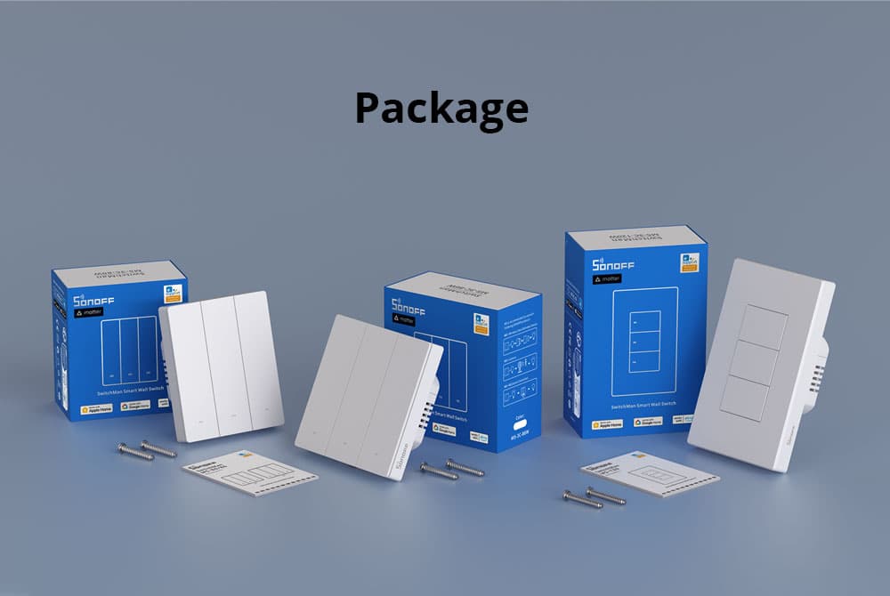 SONOFF SwitchMan Smart Wall Switch-M5 Matter (White) - 2