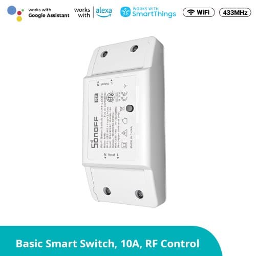 Sonoff RFR2 - Wi-Fi Smart Switch with RF Control 10A