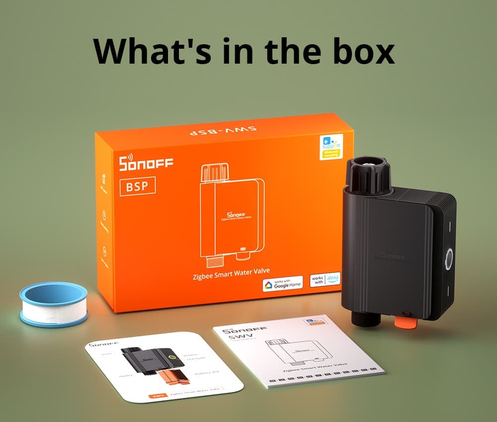 Sonoff SWV-BSP - Zigbee Smart Water Valve - 3
