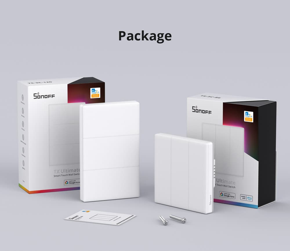 SONOFF TX Ultimate Smart Touch Wall Switch - 2