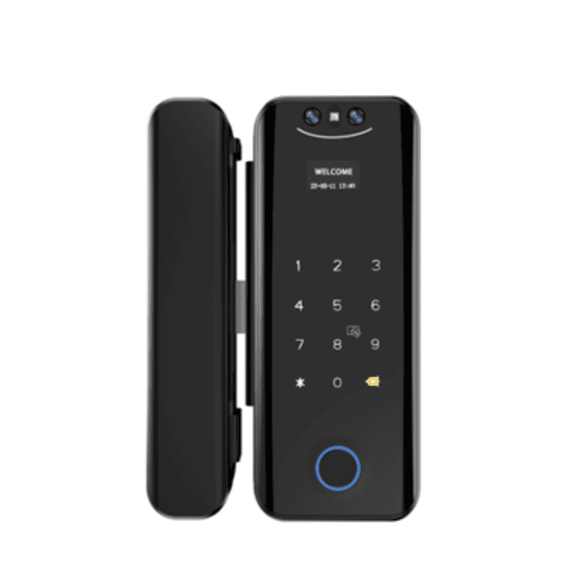 Tuya smart lock (Sl-041) Double Fingerprint Glass Door