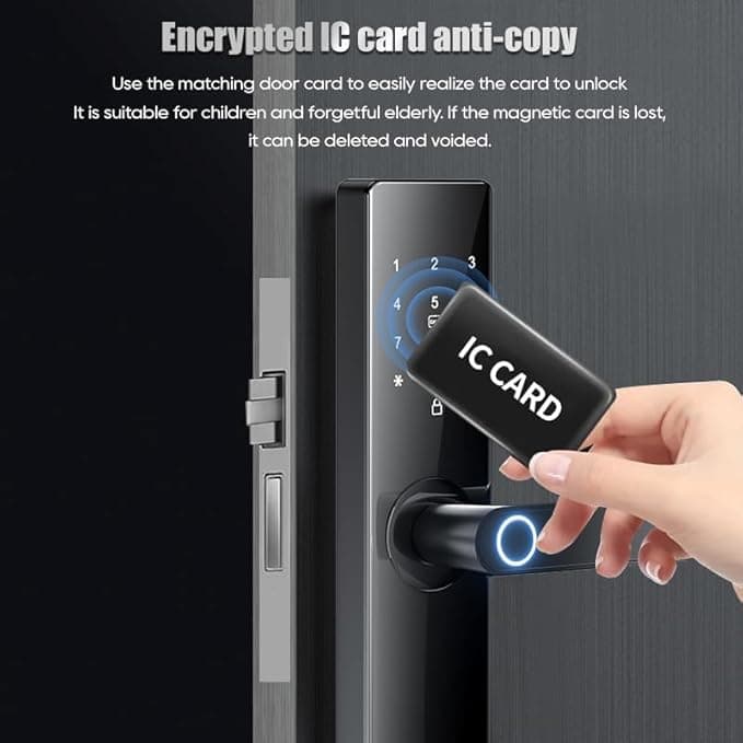 Tuya smart lock (Sl-050) For Wood Door - 3