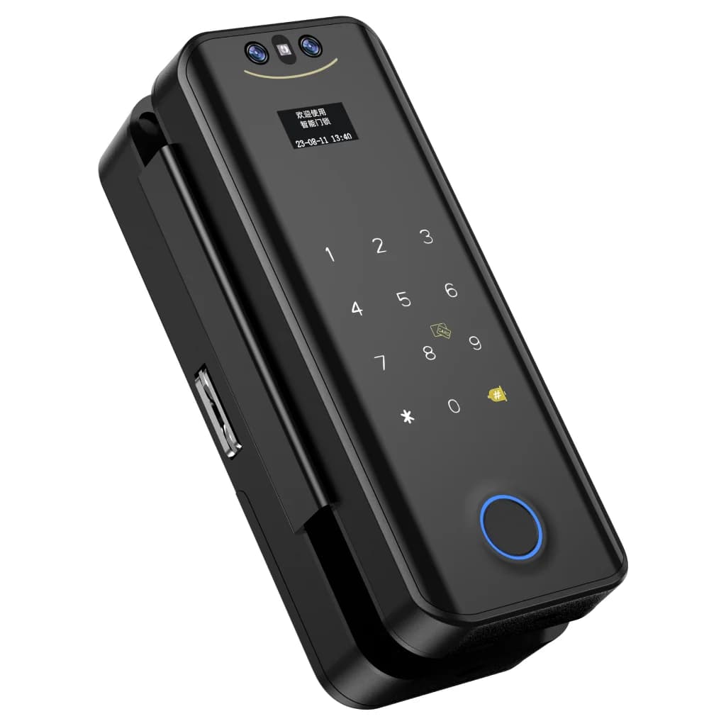 Tuya smart lock (Sl-041) Double Fingerprint Glass Door - 2