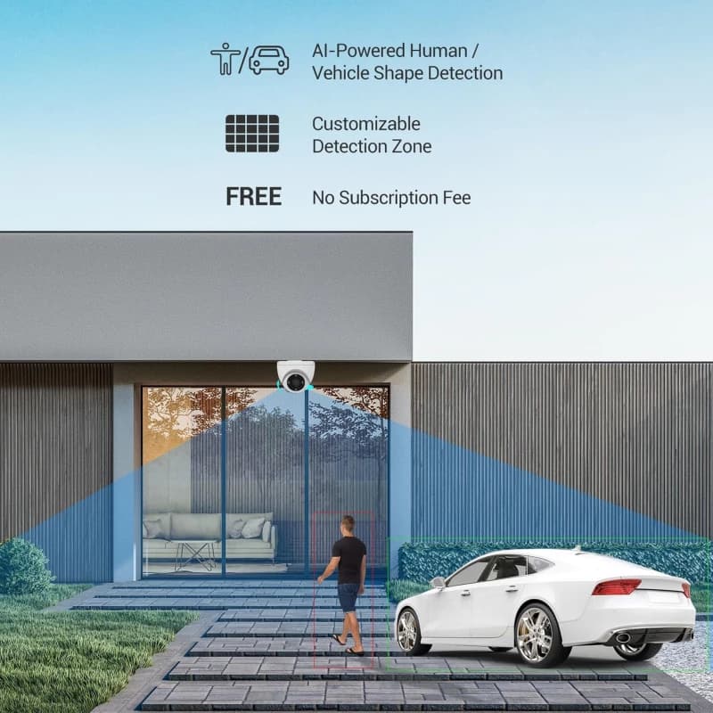 Ezviz camera Outdoor WiFi 2K POE CS-H4 - 4