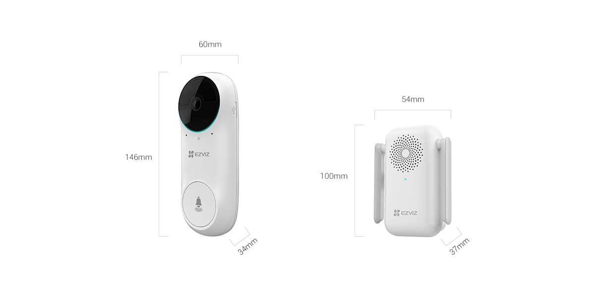 ezviz Wifi Door Bell -DB2C - 2