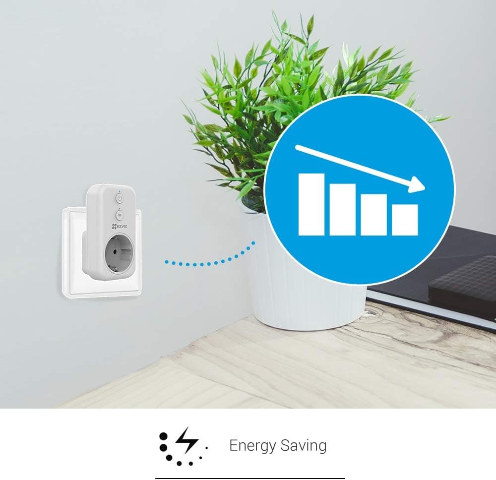 Ezviz T31 Smart Wi-Fi Plug (16A UK) - 2