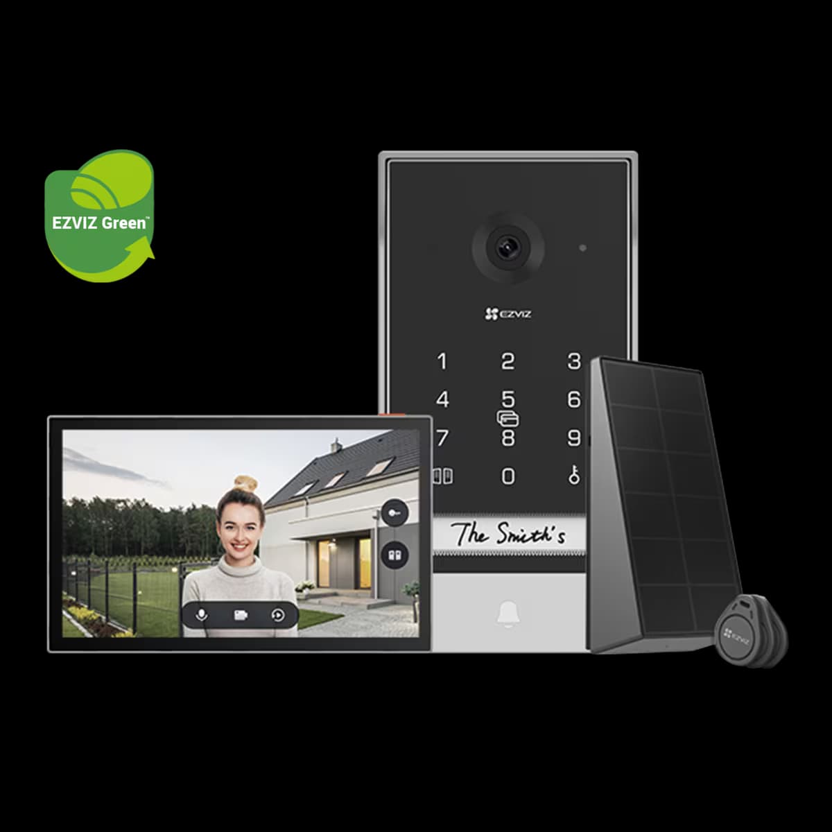 EZVIZ EP7 Video Intercomm Solar Powered with 7 Touch Screen