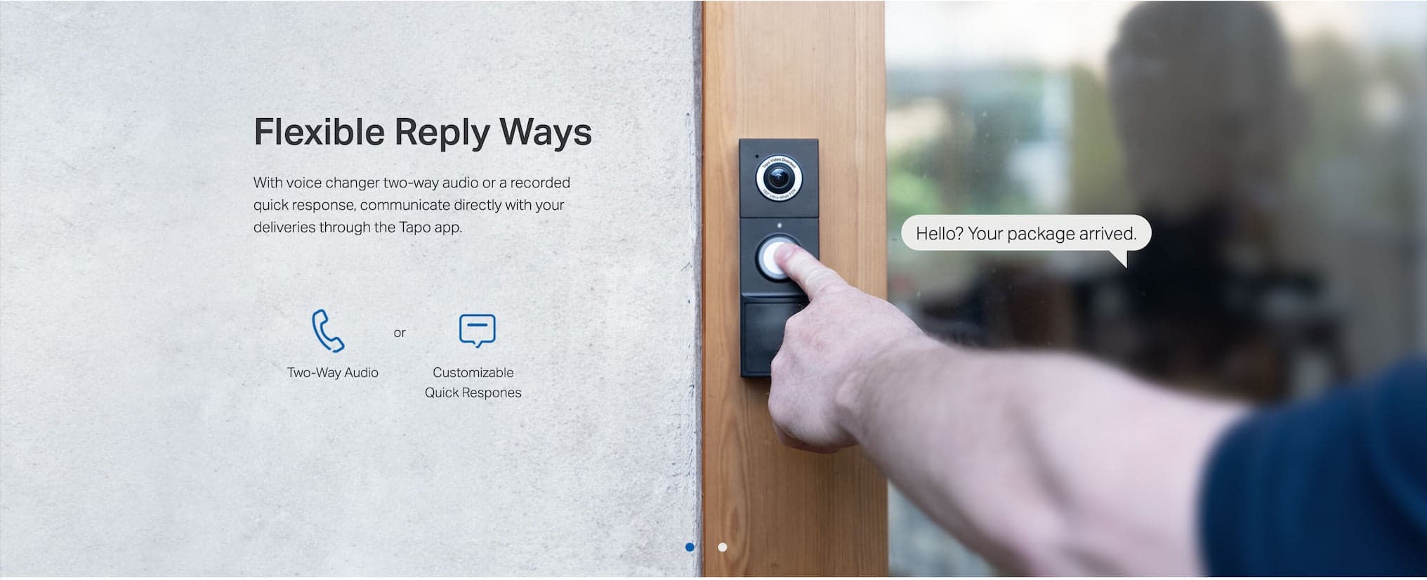 تابو جرس باب فيديو كاميرا | Tapo D235 - 4