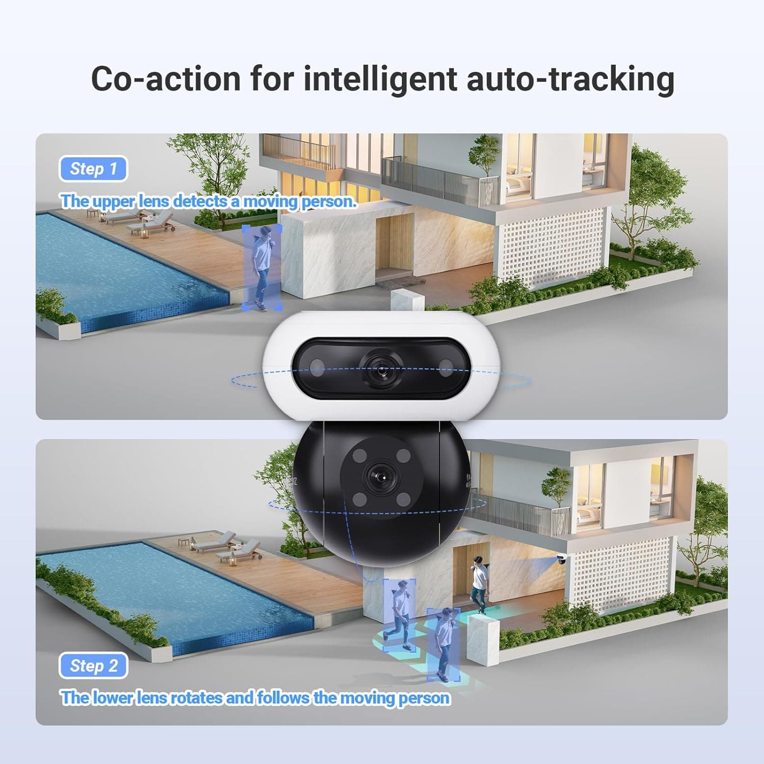 Ezviz camera Outdoor 4G + WiFi 2K Battery CS-CB90x - 3
