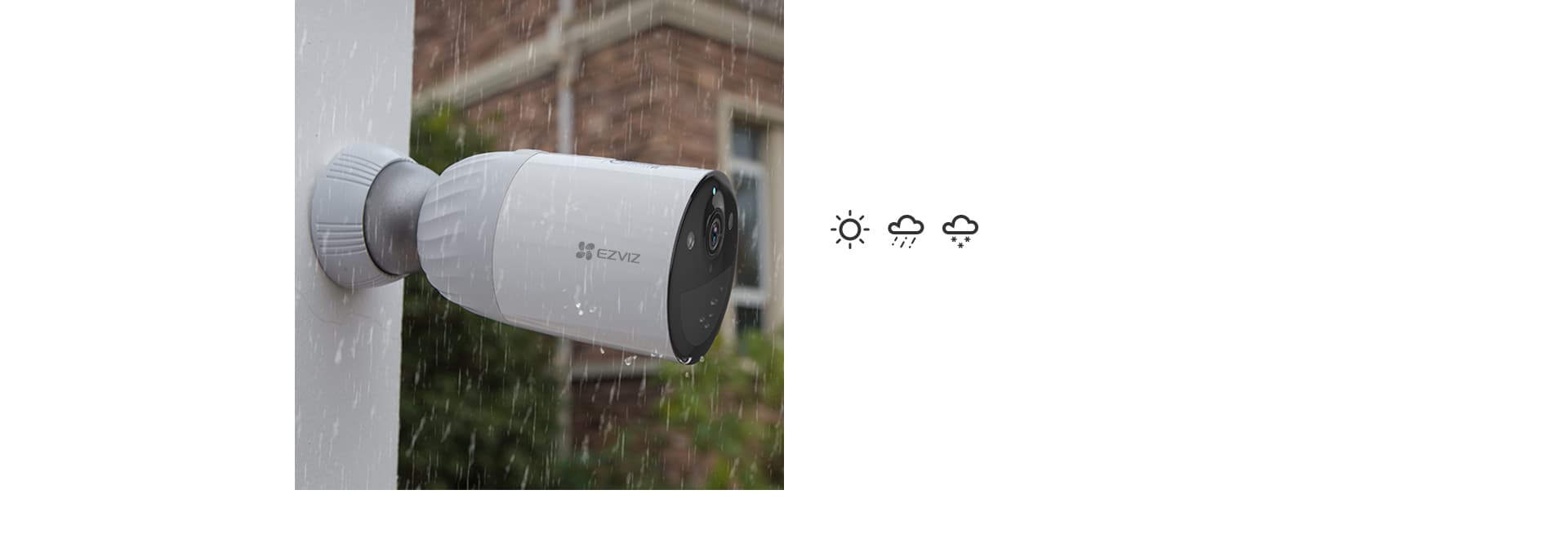 Ezviz Wire-Free Battery Camera Kit | Ezviz CS-BC1-B2 (4MP) - 5