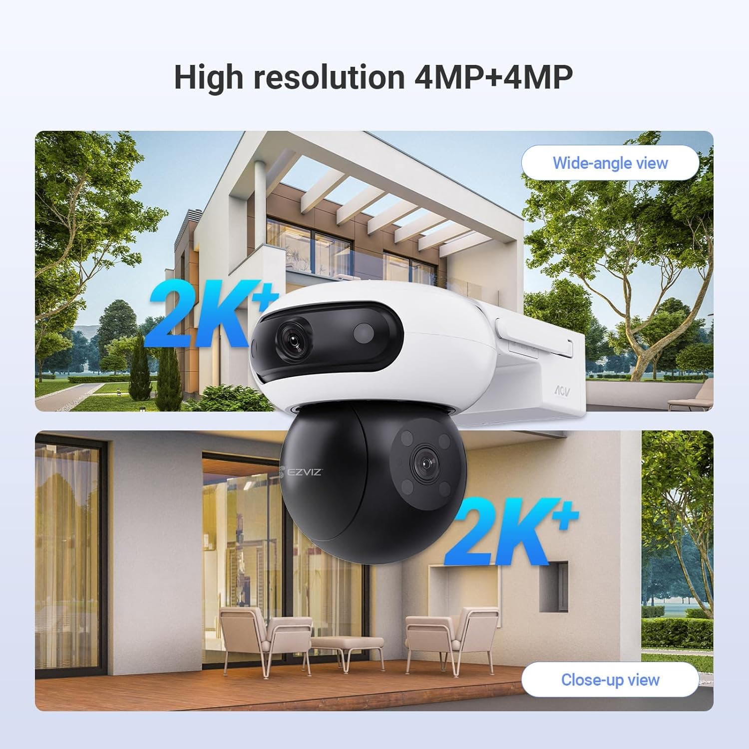 Ezviz camera Outdoor 4G + WiFi 2K Battery CS-CB90x - 2