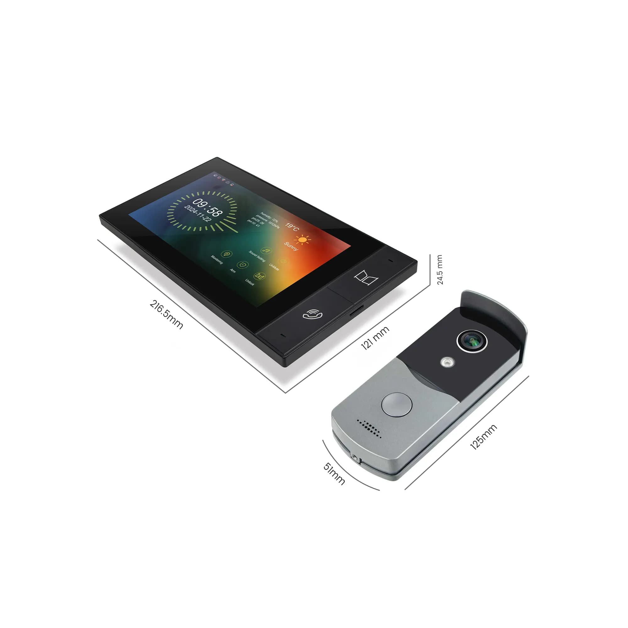 Tuya Smart Intercom 7" Screen kit - 4