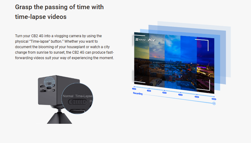 Ezviz Kit Indoor WiFi 1080p Battery CS-CB2 with power partner - 2