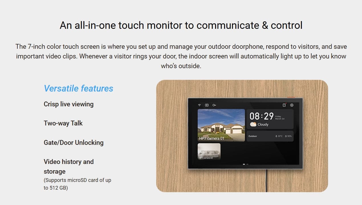 EZVIZ 2K Video Intercom 2 Entry | HP7 2-Enrty Kit - 4