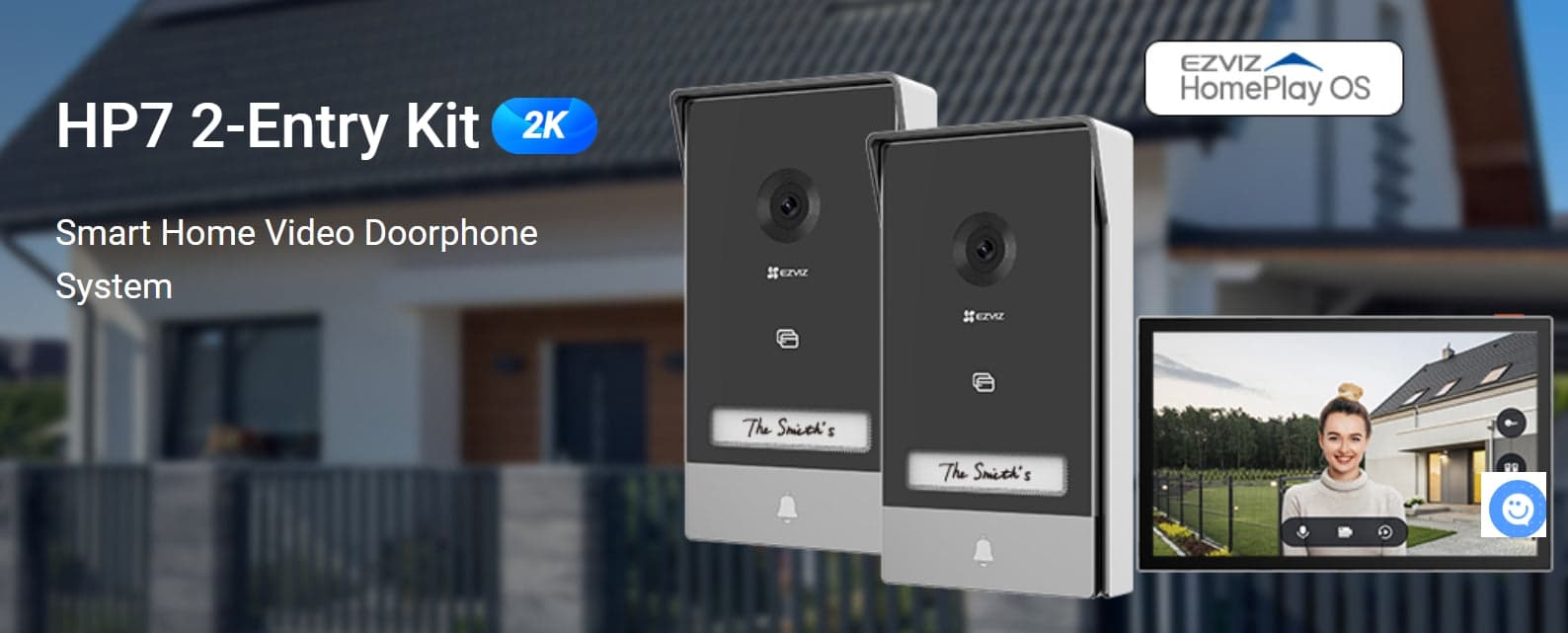 EZVIZ 2K Video Intercom 2 Entry | HP7 2-Enrty Kit - 3