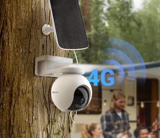 Ezviz camera Outdoor 4G + WiFi 2K Battery CS-EB8 - 5