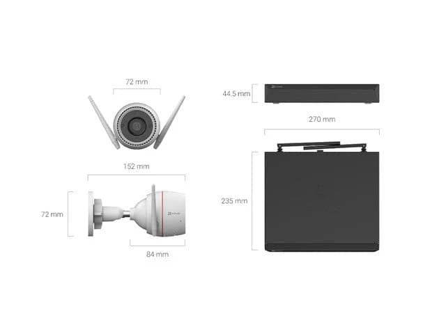 Ezviz Kit Outdoor WiFi 4K  CS-BW3844 - 3