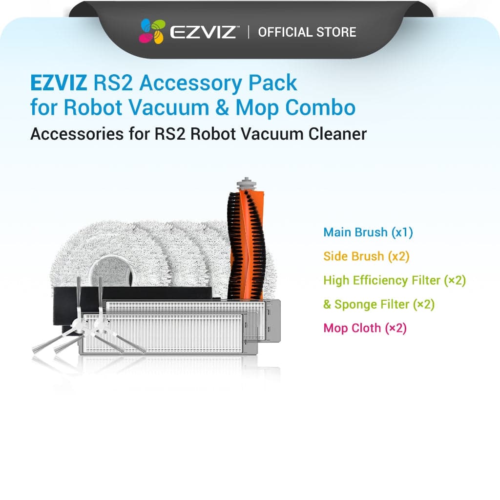 Ezviz Robot Vacuum Replacement Accessory Kit | RE4 & RE4 Plus - 2