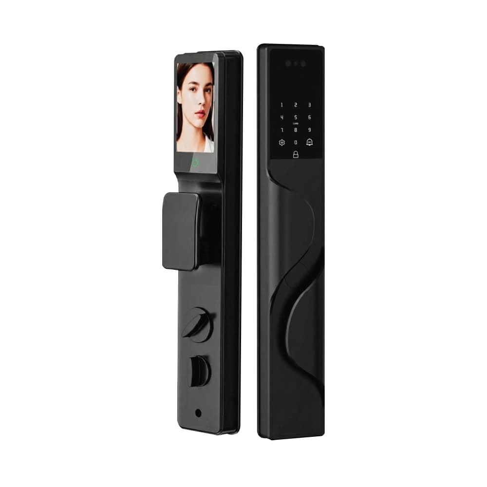 Tuya Smart Lock for Security Doors Black (Sl-056)